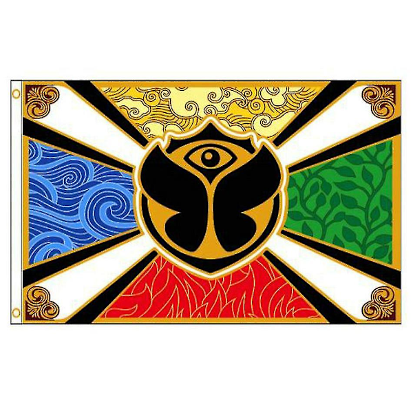 Zxz Tomorrowland Flagga 90x150cm Anpassad Tomorrowland Flagga 3x5ft printed Flagga Polyester Flagga (ZYH) MULTI