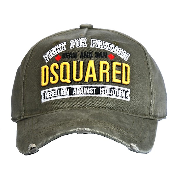 Man Sports Cap Baseball Cap Broderi Andningsbar Bomull Snapback Hat Fyra Säsonger D2 Utomhus  (ZYH) Green