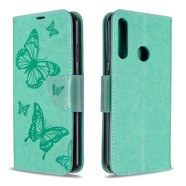 Imprint Läder Stylish Skal för Huawei Y6p  (ZYH)