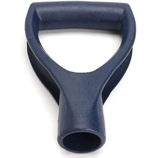 D-formad plastgreppsskyffel Byte av handtag, gräsmatta Trädgårdsgård Snöborttagning Spadegaffel Spade för grävning Raking Tool Svart (ZYH)