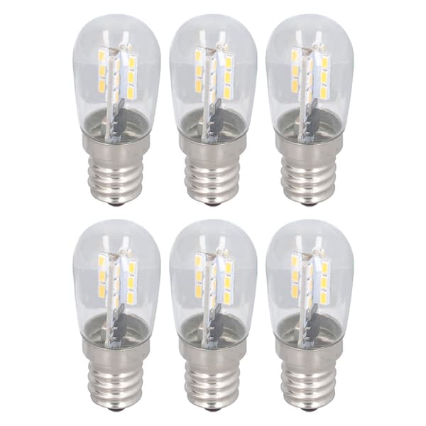 10 stk LED E12 Lyskilde Glas Lille Loftlampe Pære 500LM Wal