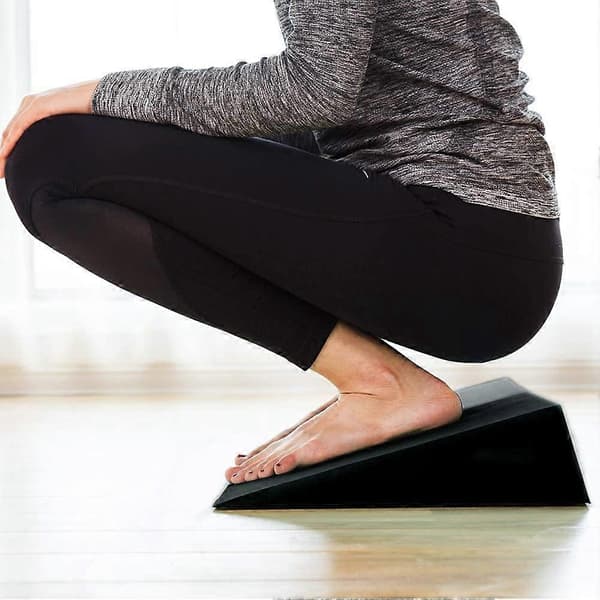 2 stk. yogamåtter, justerbar squatrampe, hældningsbræt til styrke ved squat og dødløft