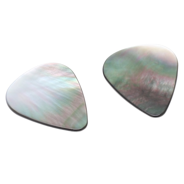 2PCS Set Gitarrplektrum Skal Tåradroppsformade Akustiska Gitarrplektrum för Uklele Bas LC19 Färgglada  (ZYH)
