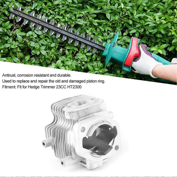 Cylinder Kolv Kit Rostfritt Stål Tillbehör Passar för Häcktrimmer 23CC HT2300