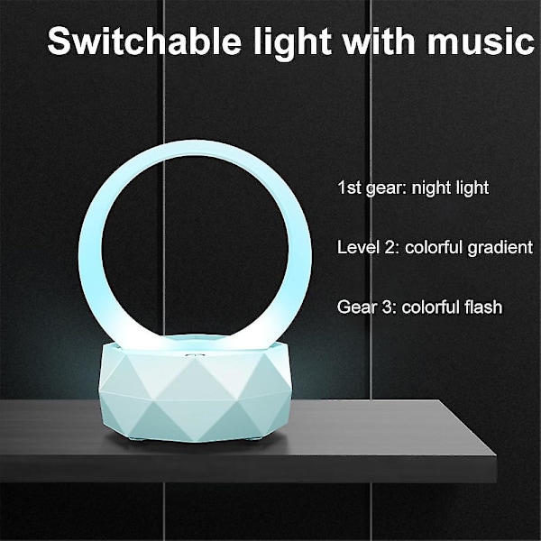 Bärbar trådlös Bluetooth-högtalare Bluetooth-dator Trådlös färgglad present Bluetooth-högtalare (ZYH) blue
