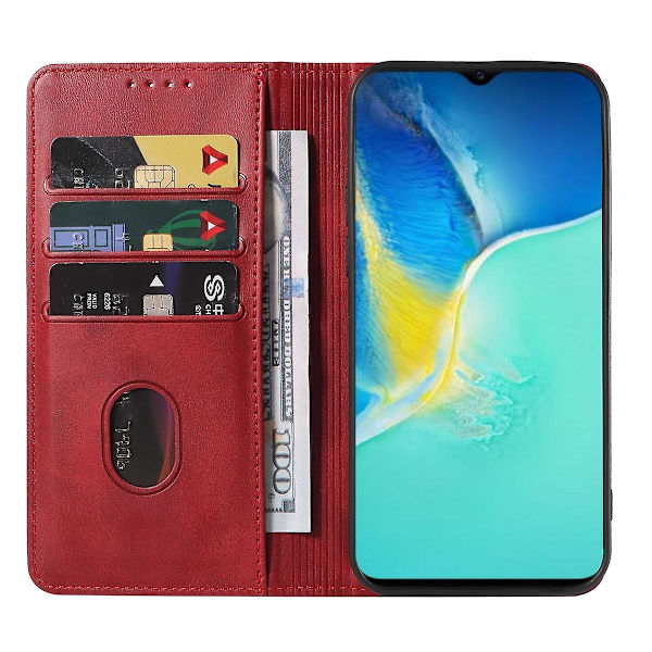 Läderfodral för Vivo Y01  (ZYH) Red