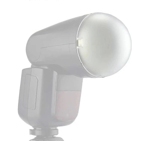 Kamera Set-top Flash Diffuser Ak-r11 Dome Diffuser til Godox V1 Flash Serie