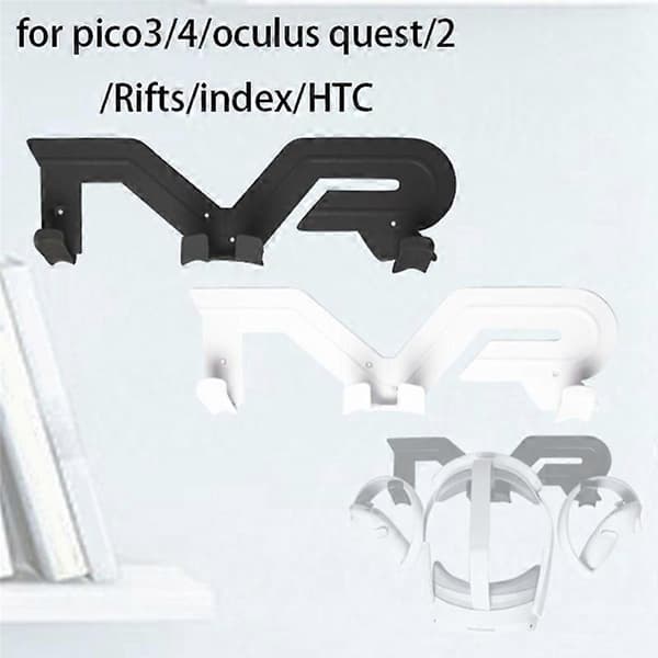 VR Opbevaringsstativ Krog til Oculus Quest 2 Vægmontering VR Headset Rack Holder Headset Høretelefon Hænger A