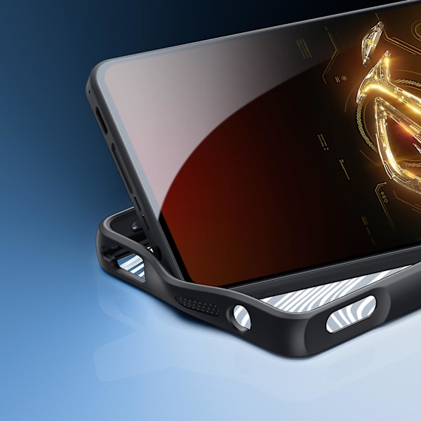 Stötsäkert phone case för Asus ROG Phone 8/8 Pro, (DPD) Black ROG Phone 8 or 8 Pro