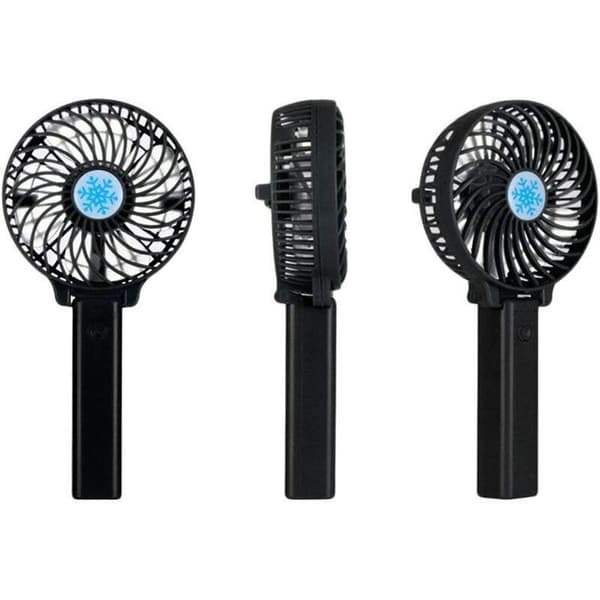 Mini bærbar ventilator. Mini sammenklappelig USB genopladelig ventilator med tre justerbare blæserhastigheder.