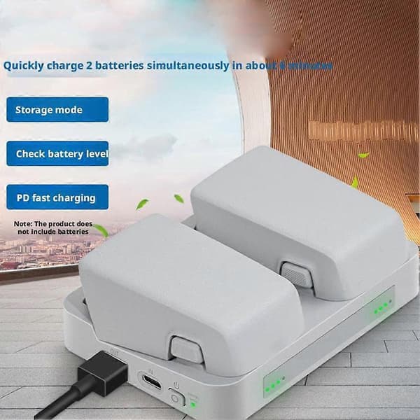 Til DJI FLIP Oplader Batteri Manager Tovejs Batterivedligeholdelsesenhed