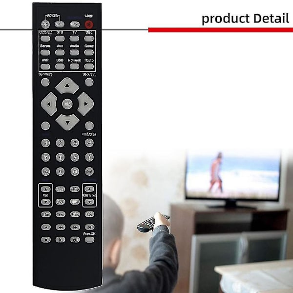Byte av fjärrkontroll för förstärkare Avr151s Avr161s Avr171s Ny (ZYH) Black