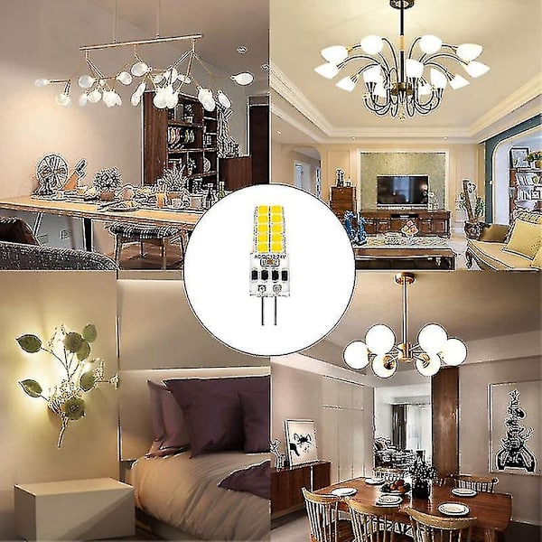 10pcs G4 Led Bulb Ac/dc12v-24v 3w Led G4 Light 20led 360 Beam Angle Light 2835smd Replace 30w Halog yu  (ZYH)