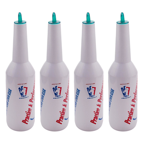 4x Flair Bartender Bartending Practice Bar Pubflaska Wine Cocktail Shaker - Vit (ZYH)