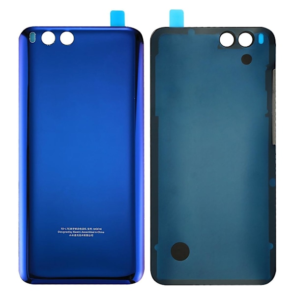 För Xiaomi Mi 6 Glas Batteribakskydd  (ZYH) Blue