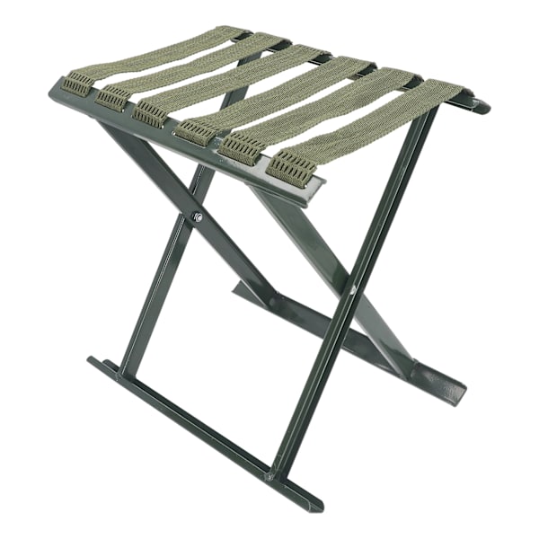 Hopfällbar utomhuspall, bärbar, kraftig, belastning 60 kg, campingstol för promenader, vandring, fiske 1602-2 typ B  (ZYH)