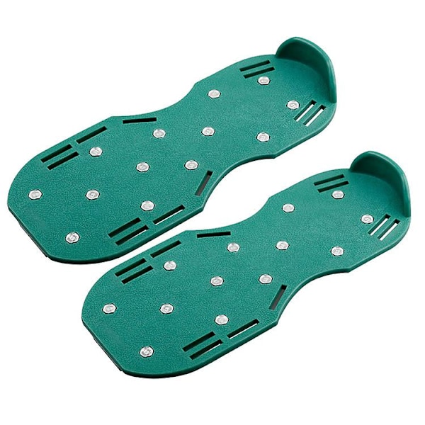 Spikspetsade luftningsskor 42 mm dubbsulor Spikes screed golv 1 par (ZYH) Green