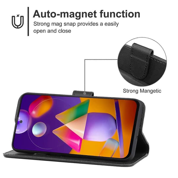 Telefondeksel i lær til Samsung Galaxy M31s
