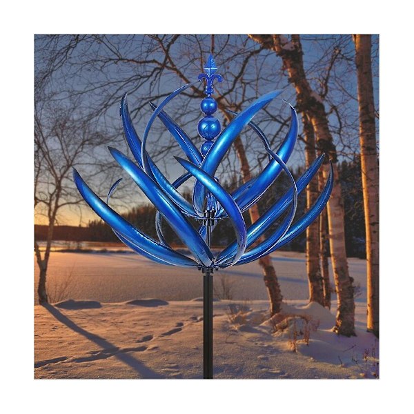 Metal Wind Spinner Harlow Wind Spinner Rotator Harlow Wind Rotator Iron Windmill Gardening Plug Win  (DPD)