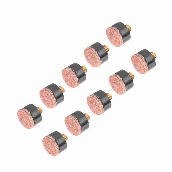 10 stk. Biljard Snooker Køkule Spisstips Erstatningsdeler Tilbehør (12 mm)
