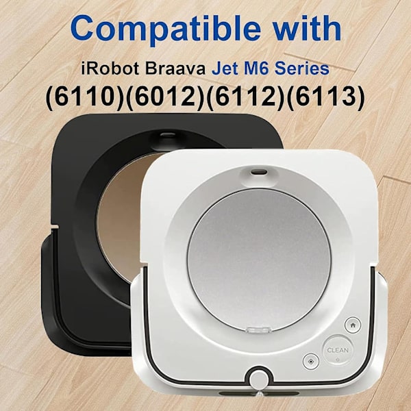 Ersättningsvattentankbox kompatibel med IROBOT Braava Jet M6-serien Robotmopp (6110) (6012) (6112) (6113) Ultimate Robot Vacuum Mop (ZYH)