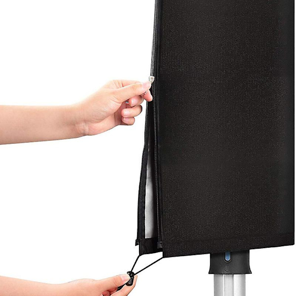 Vattentät och UV-beständig roterande torktumlare Cover Roterande torktumlare Cover Skydda utomhustorkställ (ZYH) black 30*30*168cm