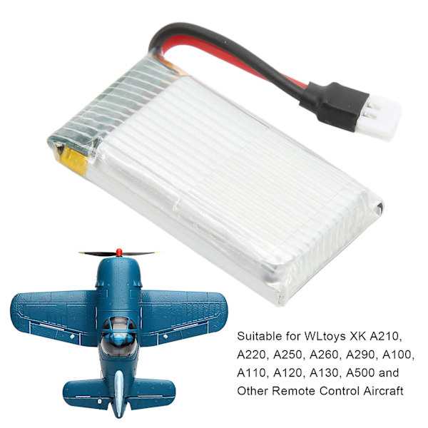 WLtoys XK A500 reservdelar - 3,7V 400mAh 25C litiumbatteri (DPD)