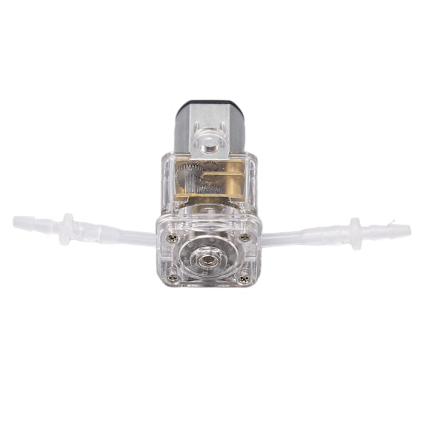 Mini peristaltisk pump transparent skal 1ml/min flöde 0,001m lyft vätskedoserings pump för skönhet medicinskt instrument 3V 60ma  (ZYH)