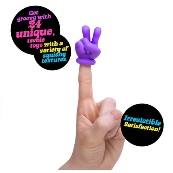 Schylling NeeDoh Squishmas -joulukalenteri - 24 mini puristuslelua - lähtölaskenta jouluun