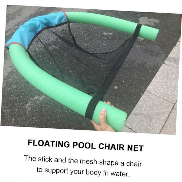 2 styk netposer til svømmestole robuste flydende stangnet til voksne pool og strand nem montering holdbar