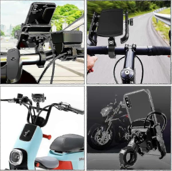 RAM Ball Motorcykel Telefonholder til Scooter Cykel Spejlbase