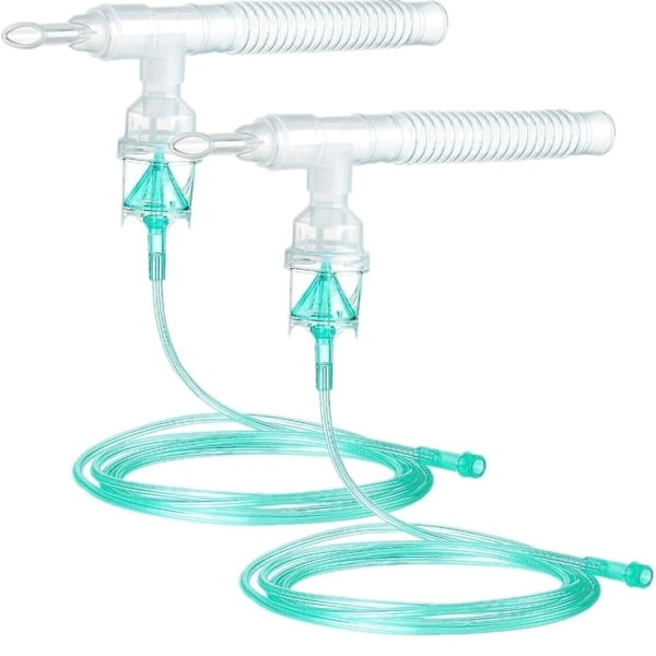 2-pack munstycke för nebulisator, flexslang och böjningsresistent slang XGN  (ZYH)