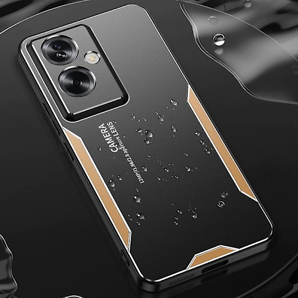 Fodral till Oppo A79 5G/A2 5G, stöttåligt, robust, pansar, aluminiumlegering, baksida (ZYH) Red Oppo A79 5G