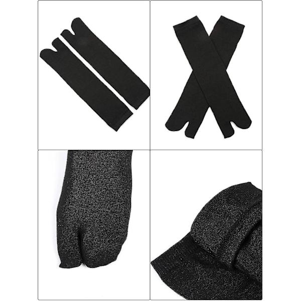 6 par unisex tabi flip flop geta bomull split toe tabi (ZYH)