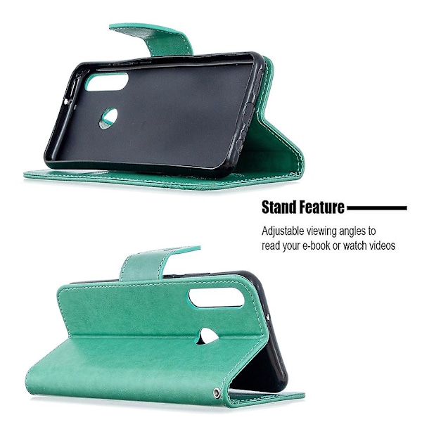 Imprint Läder Stylish Skal för Huawei Y6p  (ZYH)