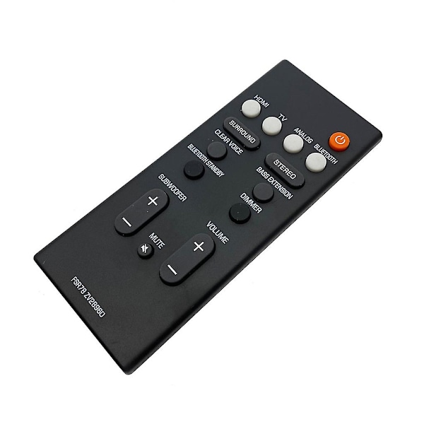 Fsr78 Zv28960 Fjärrkontroll Byt ut för Yamaha Front Surround System Yas-106 Yas-207 Audio Sound Speaker Direct Use (DPD)