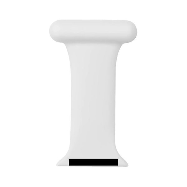 Tillämplig för Apple Watch Smart Watch med Iwatch4 / 5 / 6 / 7 generation silikon sjuksköterska klocka med  (ZYH)