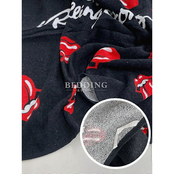 Rolling Stones Lips 100% Bomuld Håndklæde