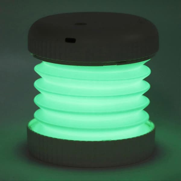 Sammenleggbar campinglykt med 3 moduser og magnetisk LED-lampe for teltturer