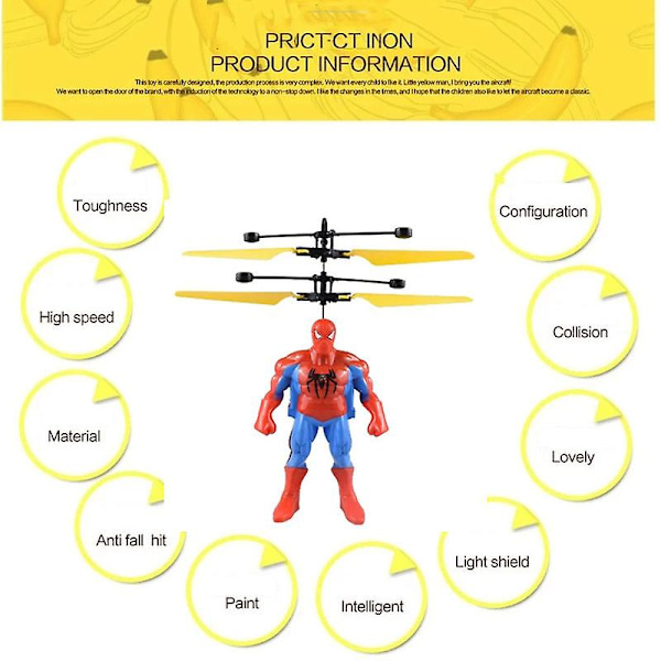 Spiderman Anime Figur Induktionsflygplan Hängande Flygande S
