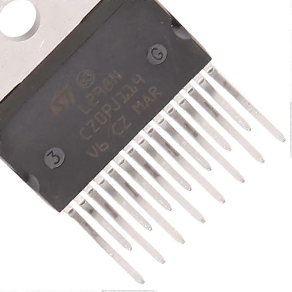 L298N Halvbro IC Motor Driver Modul In-Line Tændingscontroller ZIP15