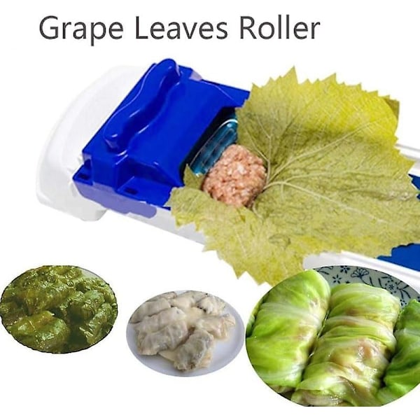 Rullmaskin för vinblad, rullverktyg för grönsakskött, magisk sushirulltång DIY rullverktyg för fyllda vin- och kålbladsrullar (ZYH) 2pcs