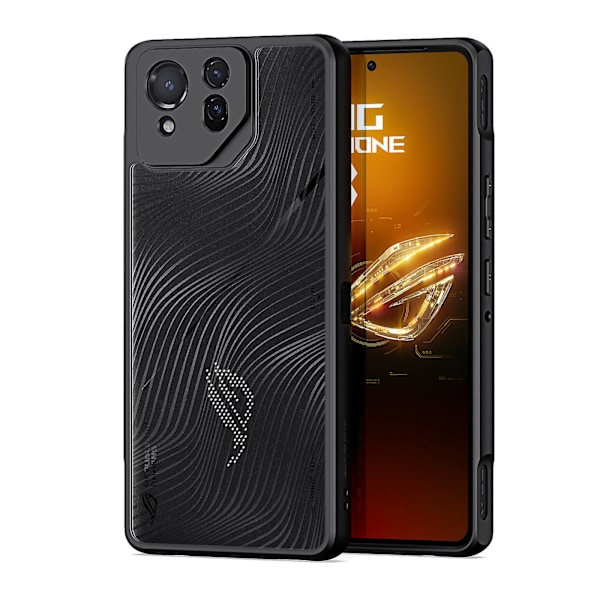Stötsäkert phone case för Asus ROG Phone 8/8 Pro, (DPD) Black ROG Phone 8 or 8 Pro