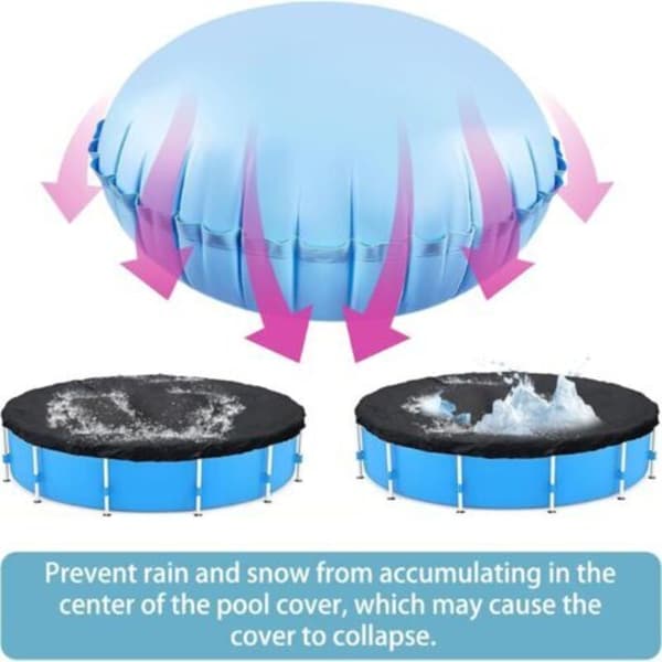 Vinterbeskyttende luftpude til 120 cm swimmingpool.