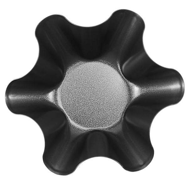 Stora Non-stick Fluted Tortilla Shell Pans Taco Salad Bowl Makers, Non-stick Carbon Steel, Set Om 4  (ZYH)