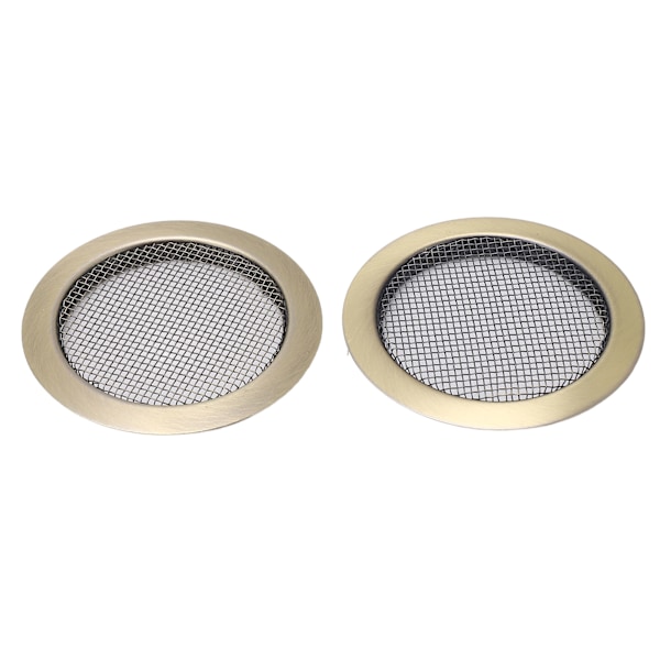 2 st ljudhålsinsatser för Dobro Resonator Screen Box Resonant Guitar Insert Speaker Grill  (ZYH)