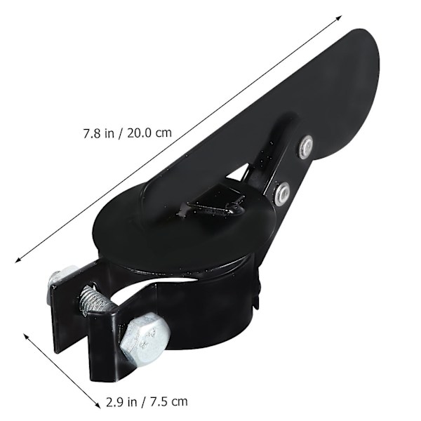 Vädertät Generator Regn Tyst Generator Avgas Cover Traktordel (ZYH) Black 20X7.5CM