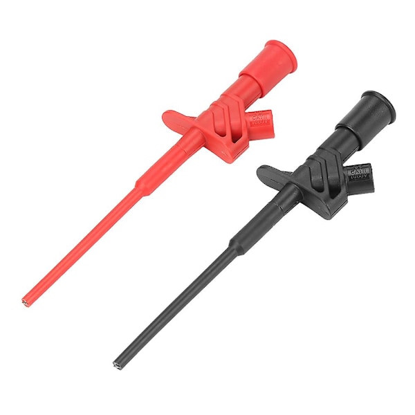2 st P5004 Högspänning Flexibel Isolerad Snabb Professionell Testkrok Klämma (ZYH)