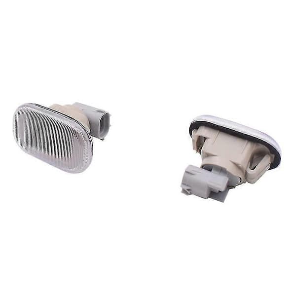 2 stk. Bil Skærmlys Side Markør Blinklys Lampe til Vios Axp4 Scp4 2002-2006 til Corolla 2004-20[HsSs]