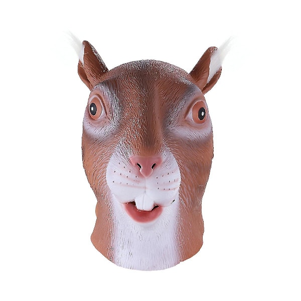 Miman Latex Squirrel Mask For Halloween Party Costume  (DPD)